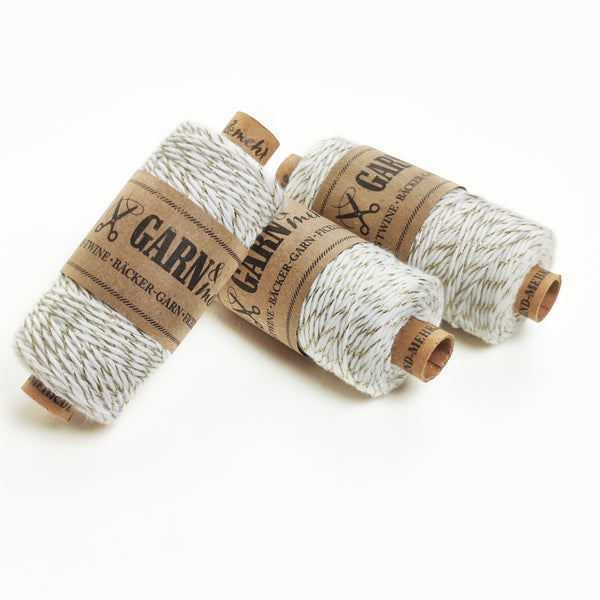 Bakers Twine - Gold White