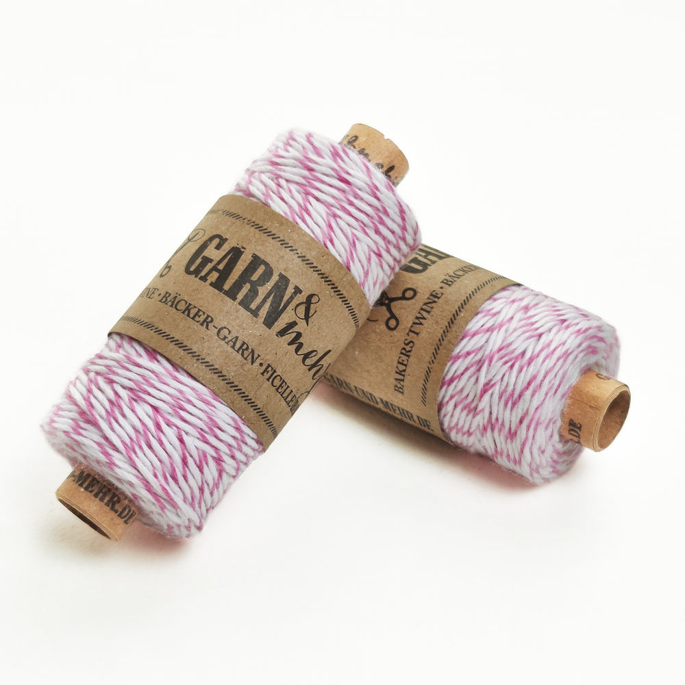 Bakers Twine - Pink White