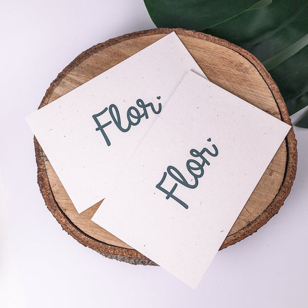 Geboortekaart Flor