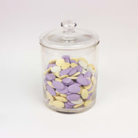 Glazen snoeppot groot met glazen deksel