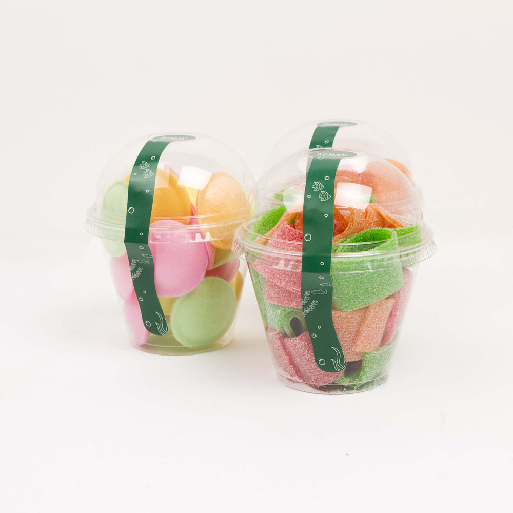Treat potje met sticker