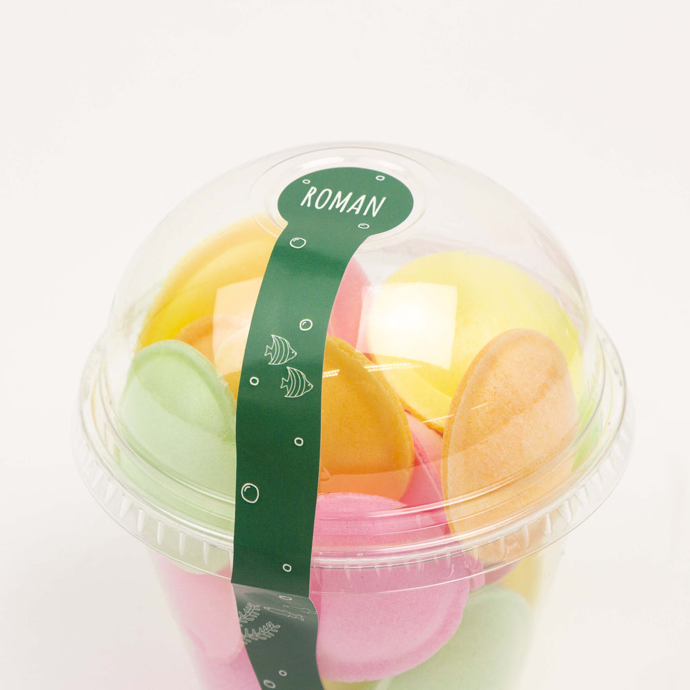 Treat potje met sticker