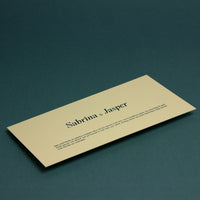 Collectiekaart Sabrina en Jasper