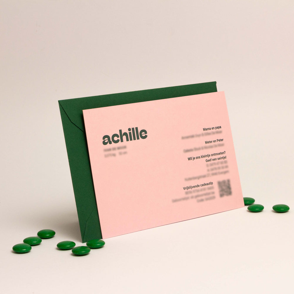 Geboortekaart Achille