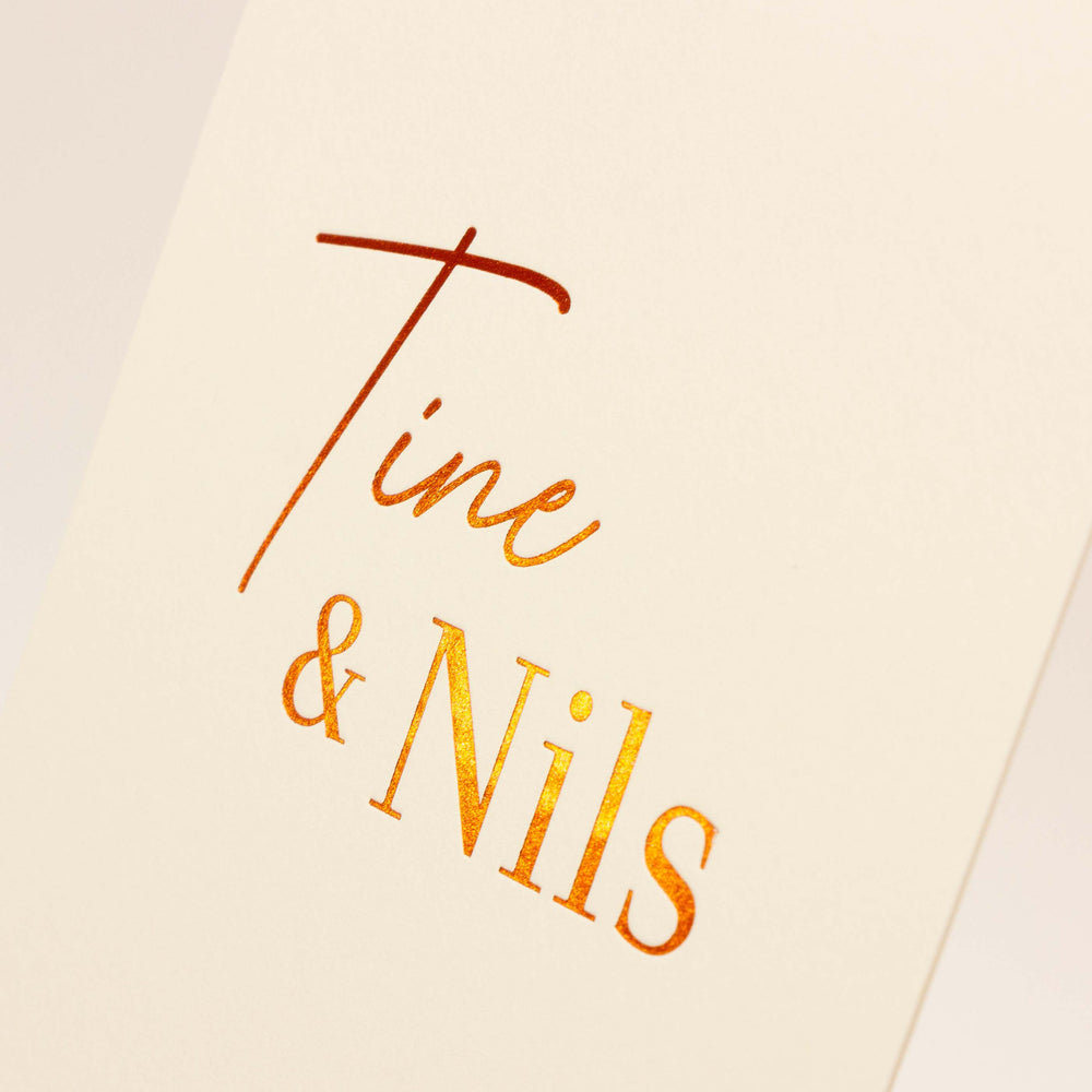 Collectiekaart Tine en Nils