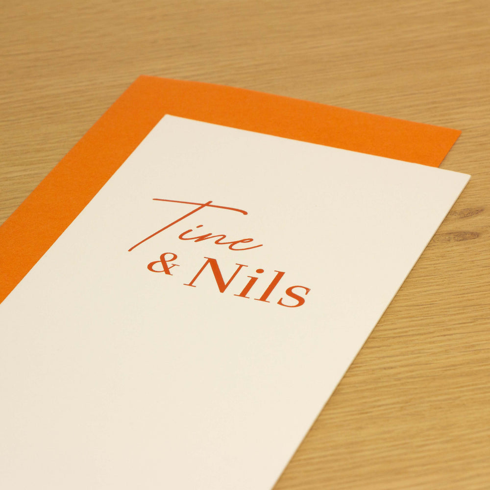 Collectiekaart Tine en Nils