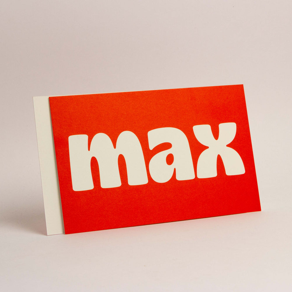 Geboortekaart Max