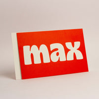 Geboortekaart Max
