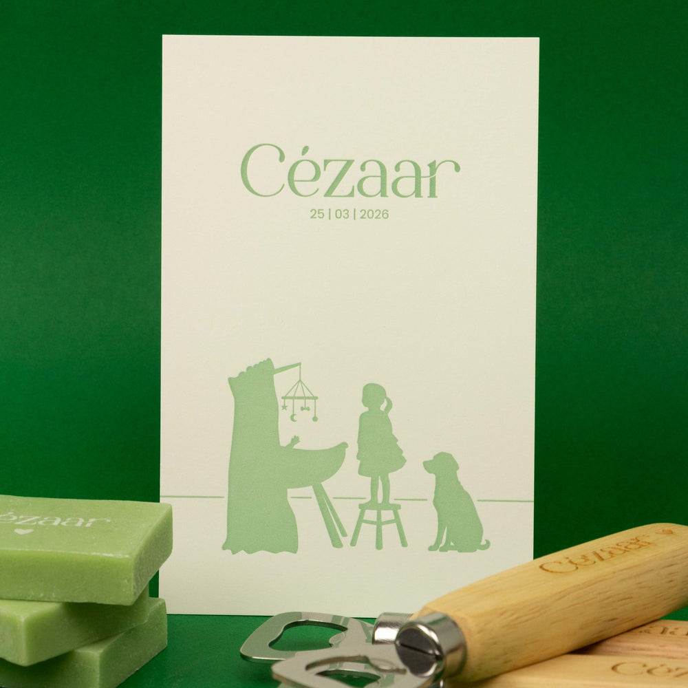 Geboortekaart Cézaar