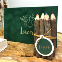 Geboortekaart Luca velvet
