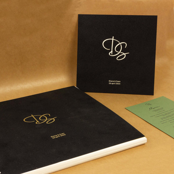 Trouwkaart Dianne en Sven