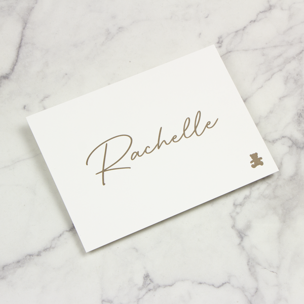 Geboortekaart Rachelle