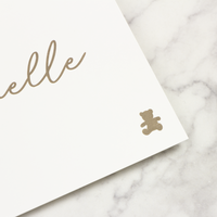 Geboortekaart Rachelle