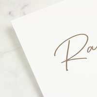 Geboortekaart Rachelle