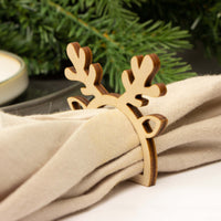 Houten kerst servetring