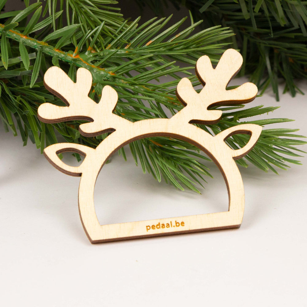 Houten kerst servetring