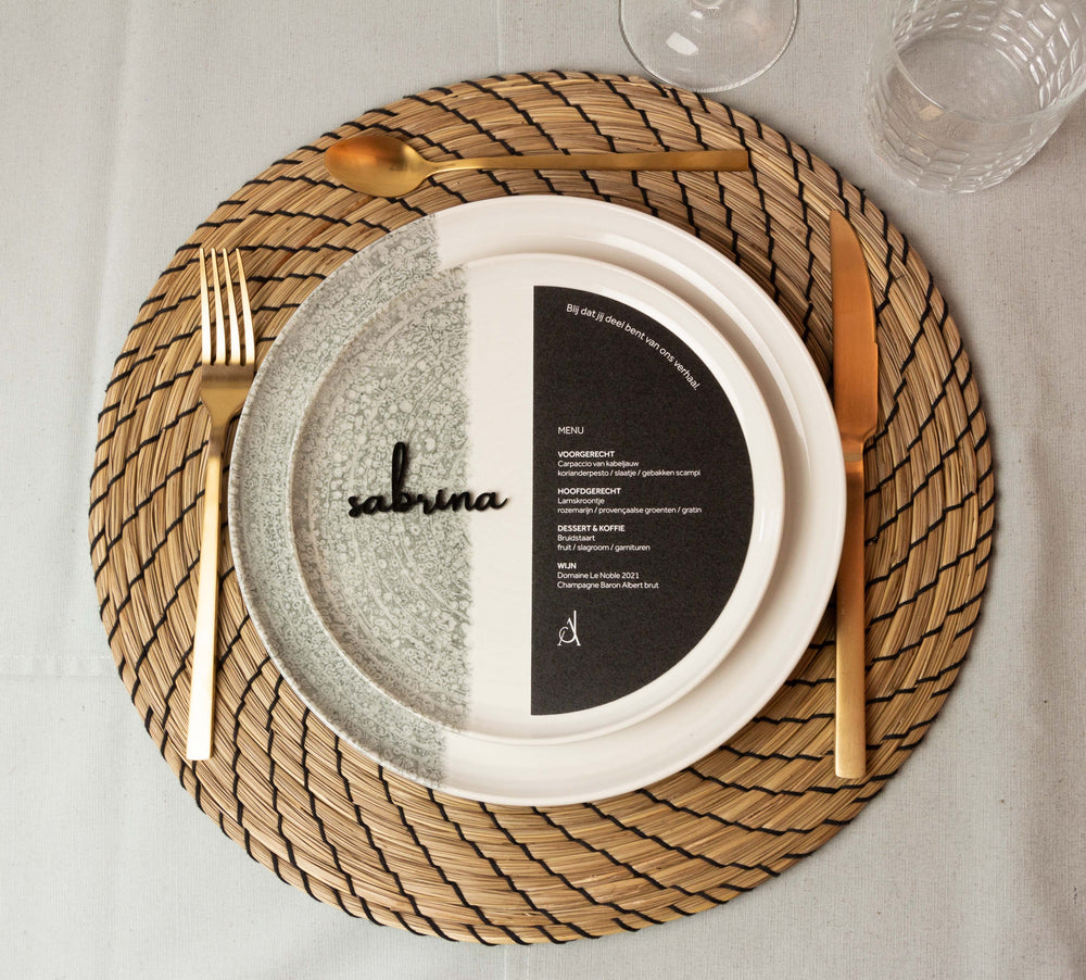 Collectiekaart AJ met tafeldecoratie