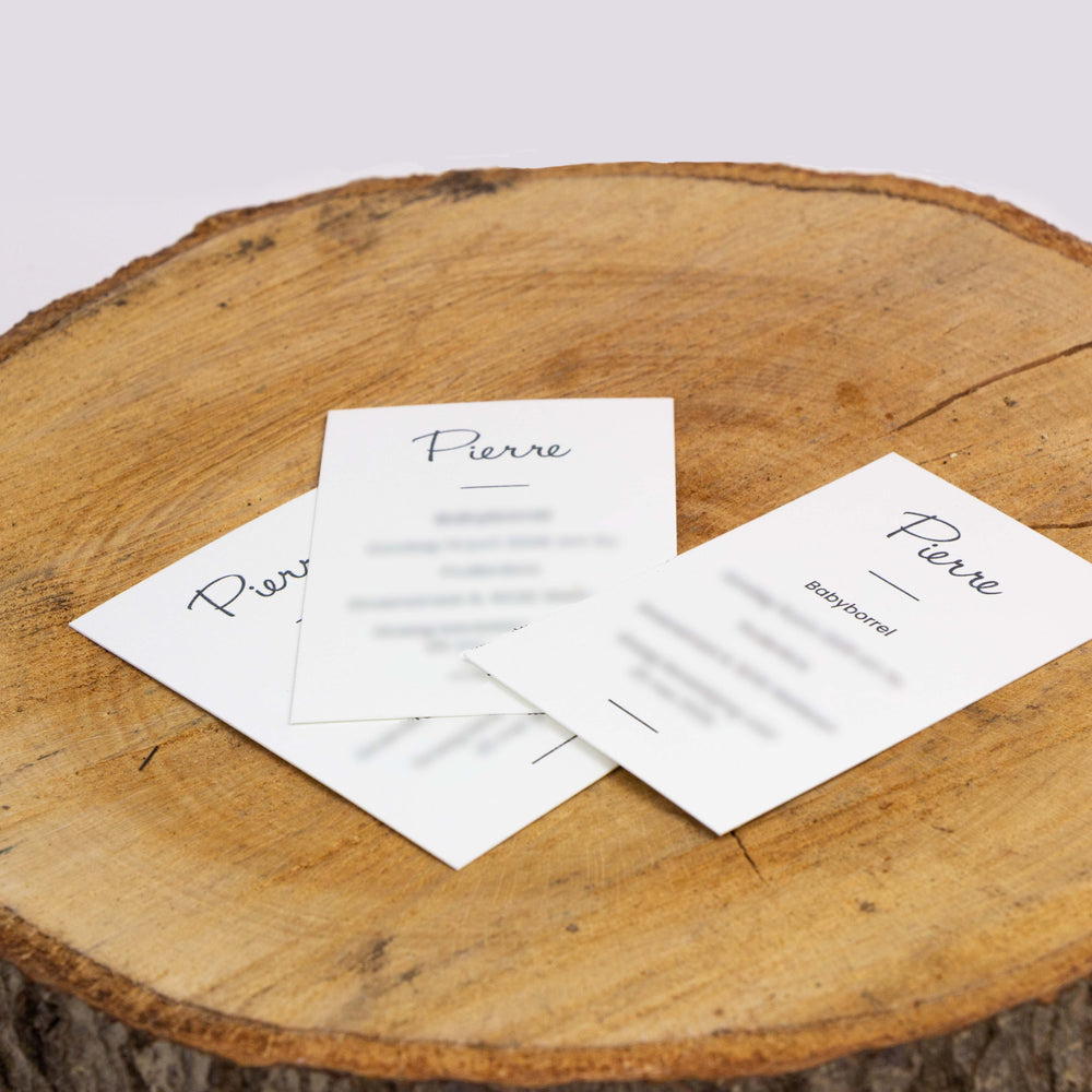 Geboortekaart Pierre