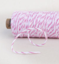 Bakers Twine - Pink White
