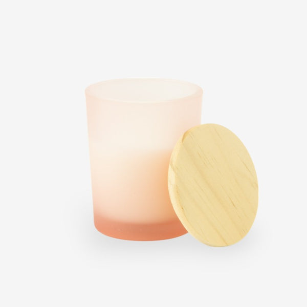 Geurkaars met houten deksel zonder gravering