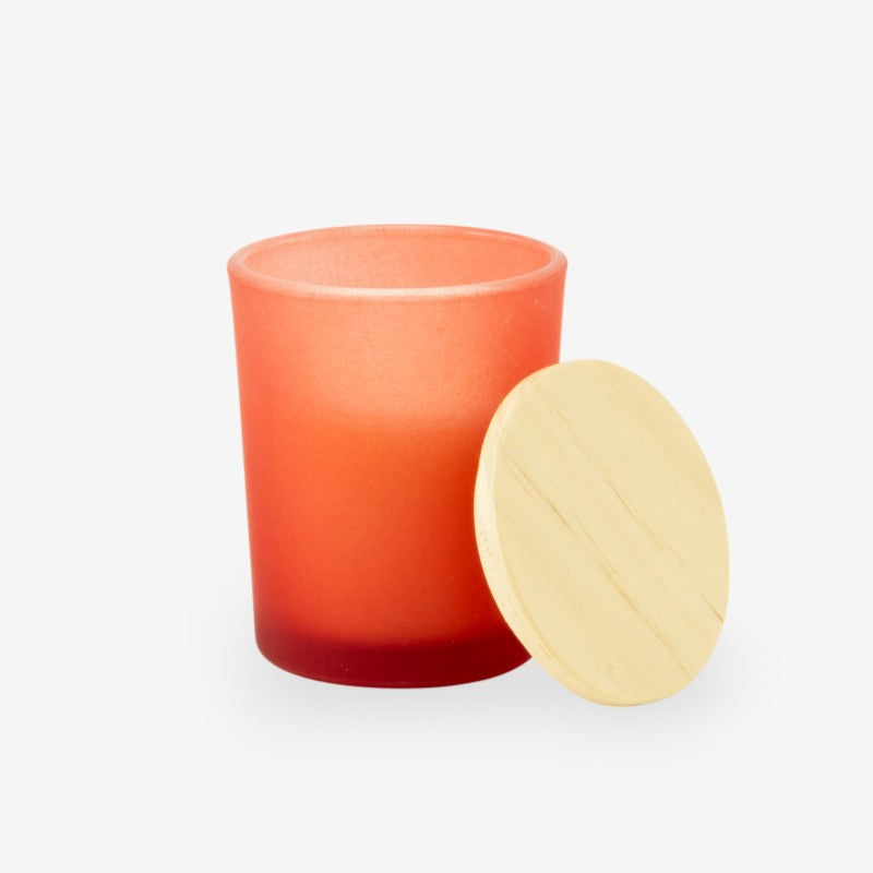 Geurkaars met houten deksel zonder gravering