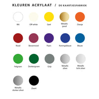 Acrylaat namen glashangers