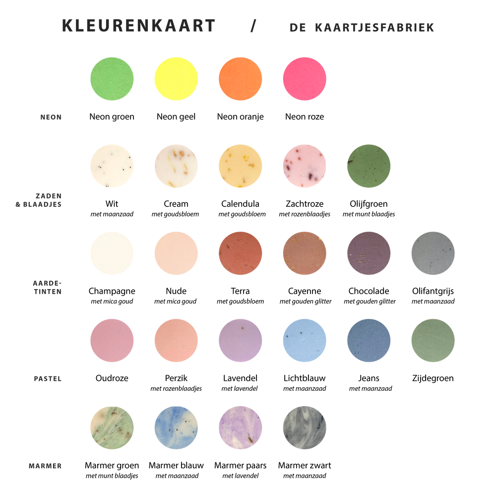 Zeepje met gravure - neon